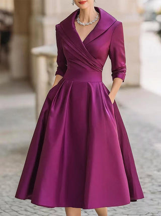 Vestido Mujer Lina | Midi Elegante