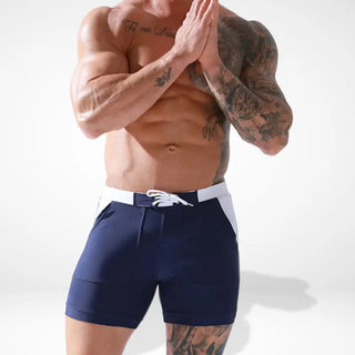 Shorts de baño cintura contrastada – Vincent