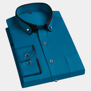 Camisa Clásica De Manga Larga Para Hombre | La Don