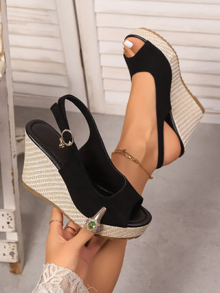 Sandalias con plataforma y talón abierto para Mujer – Audrey
