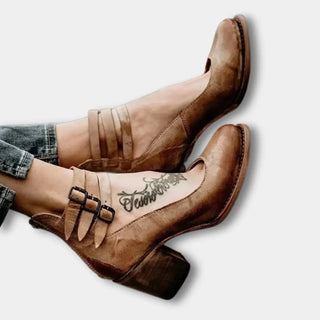 Sandalias con tacón y triple correa para Mujer - Snow