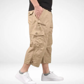 Shorts tipo cargo con bolsillos amplios para hombre - Clyde