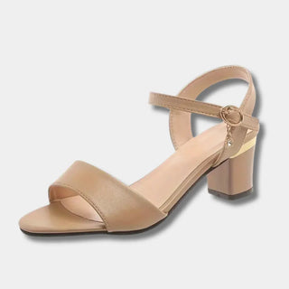 Sandalias de tacón cuadrado con pulsera fina para Mujer - Cathleen