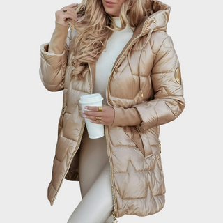 Abrigo Elegante Con Capucha | Nolwen