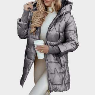 Abrigo Elegante Con Capucha | Nolwen