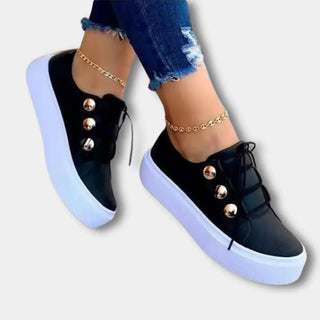 Tenis con plataforma y ojales metálicos para Mujer - Vera