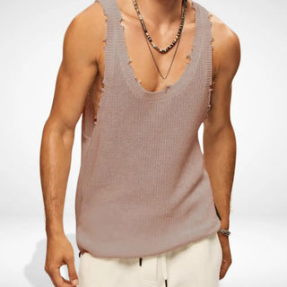 Camiseta sin mangas desgastada Hombre - Dennis
