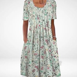 Vestido midi estampado floral suave para Mujer – Fern