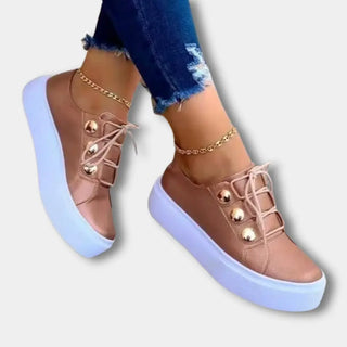 Tenis con plataforma y ojales metálicos para Mujer - Vera