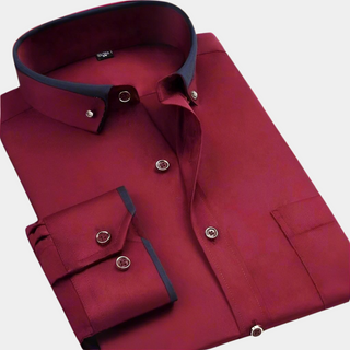 Camisa Clásica De Manga Larga Para Hombre | La Don