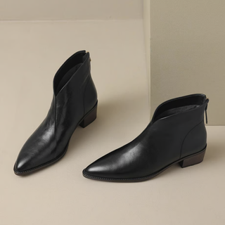 Botines Clásicos Elegantes | Tacón Bajo