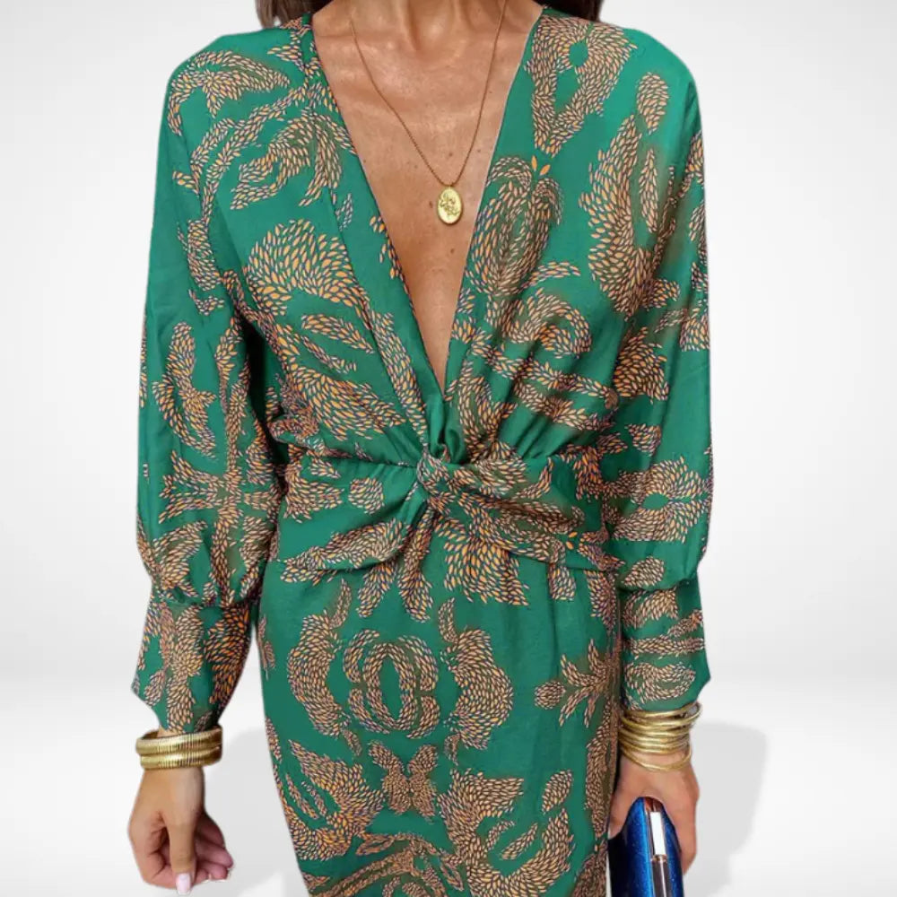 Vestido de noche con escote profundo para Mujer – Miriam