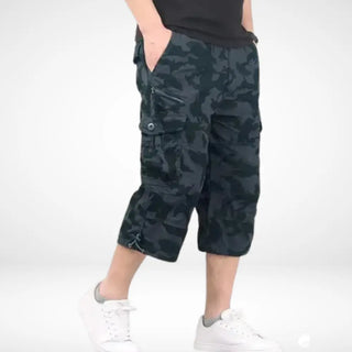 Shorts tipo cargo con bolsillos amplios para hombre - Clyde