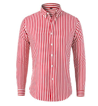 Camisa Elegante de Rayas para Hombre | Entallada