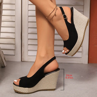 Sandalias con plataforma y talón abierto para Mujer – Audrey