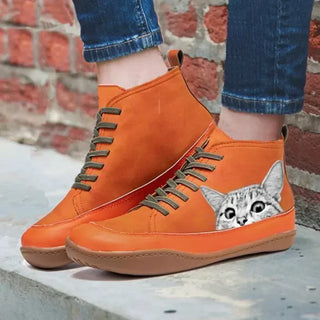 Mujeres Botas Artísticas | Inspiración Felina