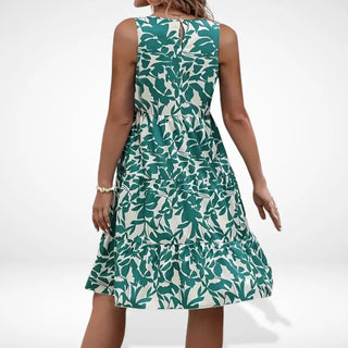 Vestido veraniego estampado fluido para Mujer - Kory