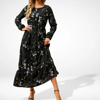 Vestido maxi con estampado floral suelto para Mujer - Irma