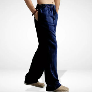 Pantalón lino corte ancho para Hombre - Felix