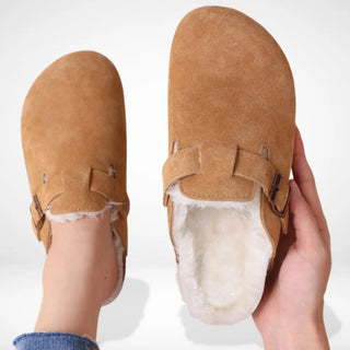 Mules tipo zueco con hebilla para Mujer - Heather