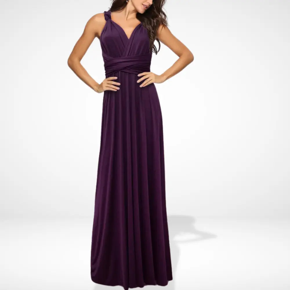Vestido largo escote cruzado para Mujer - Tabatha