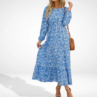 Vestido maxi con estampado floral suelto para Mujer - Irma