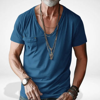 Camiseta con bolsillo y escote redondo para Hombre – Pittman