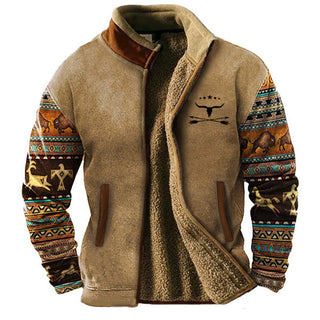 Chaqueta Étnica Buffalo Para Hombre | Cálida