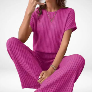 Conjunto deportivo de canalé elegante para Mujer - Carrol