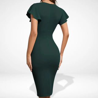 Vestido de fiesta con volantes asimétricos para Mujer – Terra