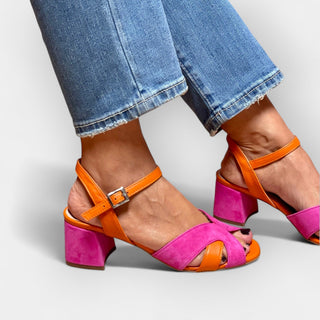 Sandalias Con Tacón Estable Y Colores Modernos | Valeria