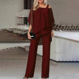 Mujer Elegantes Pantalón Conjunto – Olivia