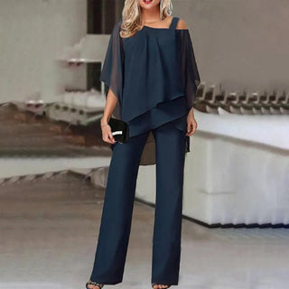 Mujer Elegantes Pantalón Conjunto – Olivia
