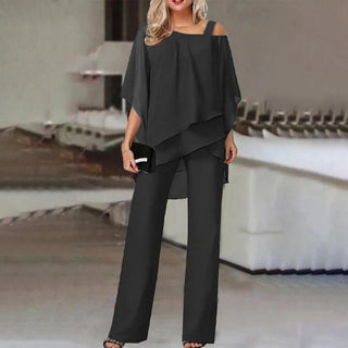Mujer Elegantes Pantalón Conjunto – Olivia