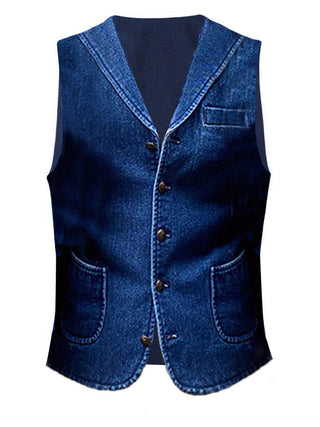 Kyle | Chaleco vaquero retro para hombre.