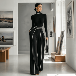 Conjunto Elegancia Contraste | Diseño Estilizador