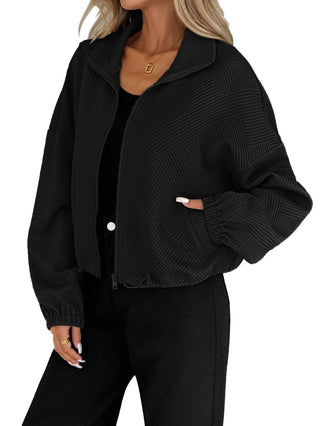 Ondine | Chaqueta con Cuello Alto y Cremallera para Mujer