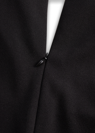 Vestido Con Cuello Mao Y Cinturón Para Mujer | Dalia