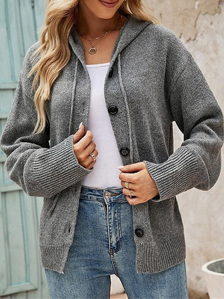 Maeve | Cárdigan con Capucha y Botones para Mujer