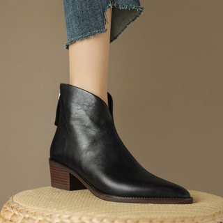 Botines Clásicos Elegantes | Tacón Bajo