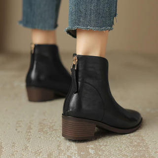 Botines Clásicos Elegantes | Tacón Bajo