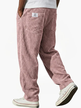 Sandro | Pantalones de Pana para Hombre de Corte Recto con Cintura Elástica