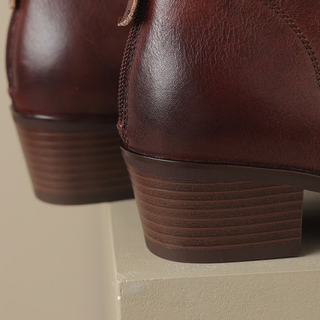 Botines Clásicos Elegantes | Tacón Bajo
