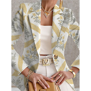 Bernadette | Blazer Estampado a Cuadros para Mujer