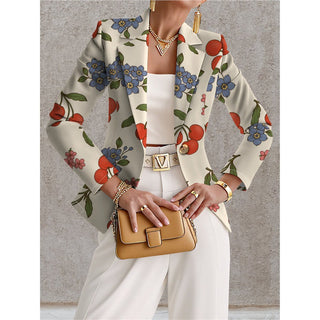 Bernadette | Blazer Estampado a Cuadros para Mujer
