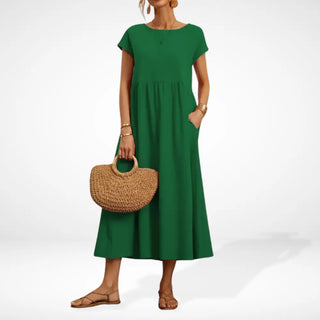 Vestido largo con bolsillos para Mujer - Mary