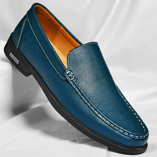 Damon | Mocasines de Hombre Sin Cordones con Costuras en Contraste