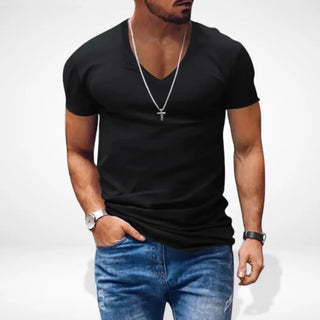 Camiseta con escote en pico clásico para Hombre - Aaron