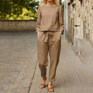 Calviera | Conjunto de Mujer con Top Acampanado y Pantalón