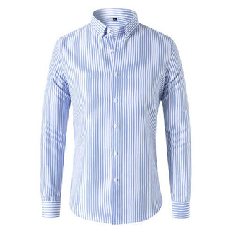 Camisa Elegante de Rayas para Hombre | Entallada
